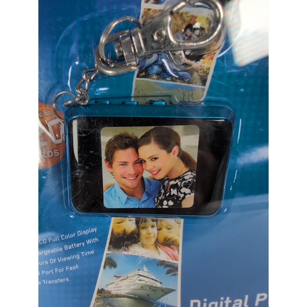 Coby DP‑161 Digital Photo Keychain New Sealed 1.5" LCD